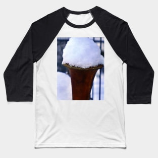 Snowy Clarinet Bell - A Wintery Day in a Northern Canadian Forest - Gift for a Clarinetist Baseball T-Shirt